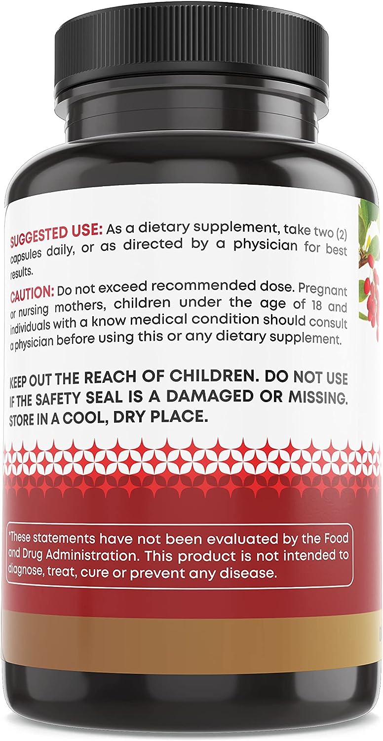 Ancient Bliss Berberine HCL 1200mg with Ceylon Cinnamon, Bitter Melon, and Green Tea Extract - 120 Capsules - Supports Immune System