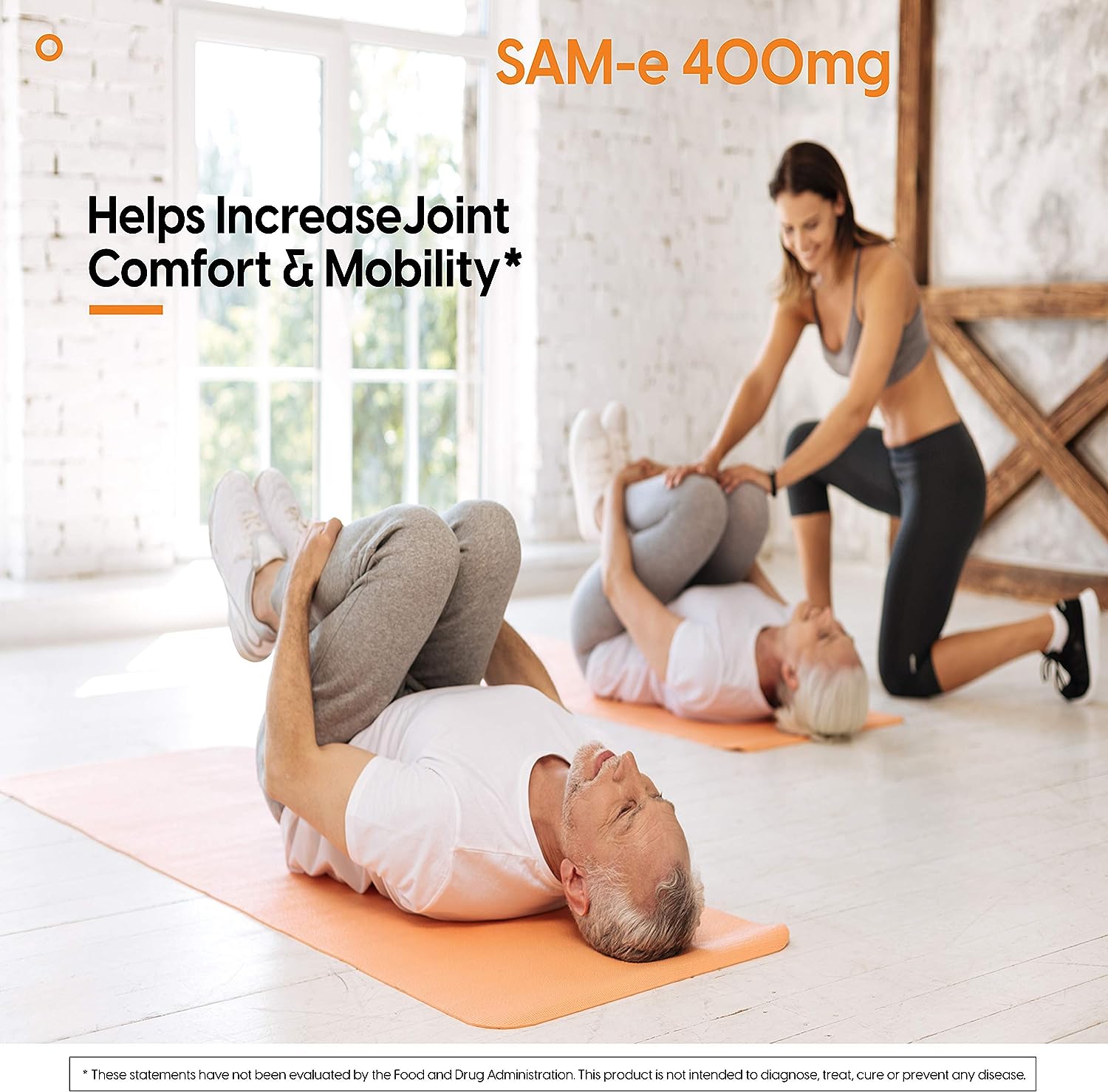 Doctors Best SAM-e 400 mg, Vegan, Gluten Free, Soy Free, Mood and Joint Support, 60 Enteric Coated Tablets : Health  Household