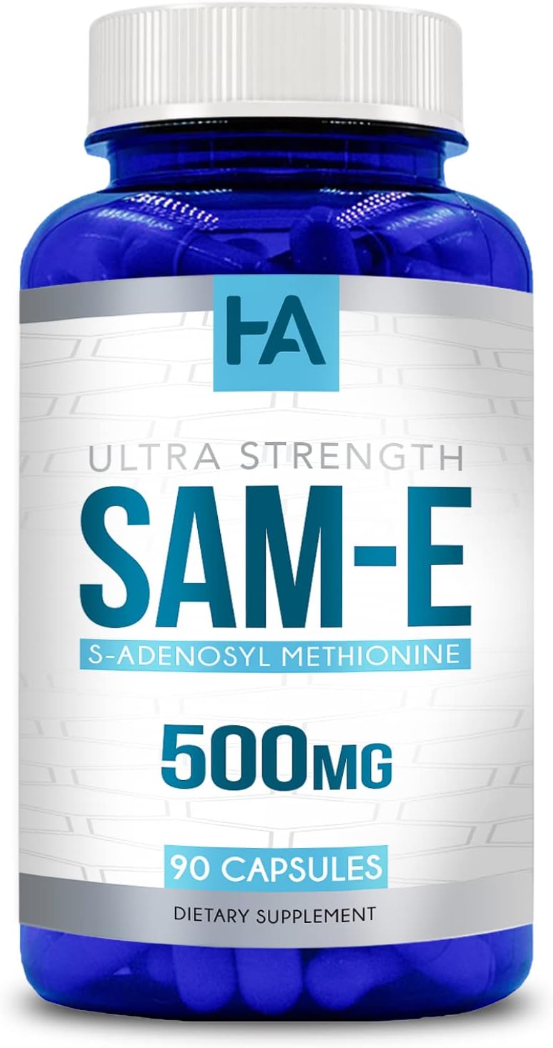 Healing Awakening SAM-e 500mg 90 Capsules (S-Adenosyl Methionine)