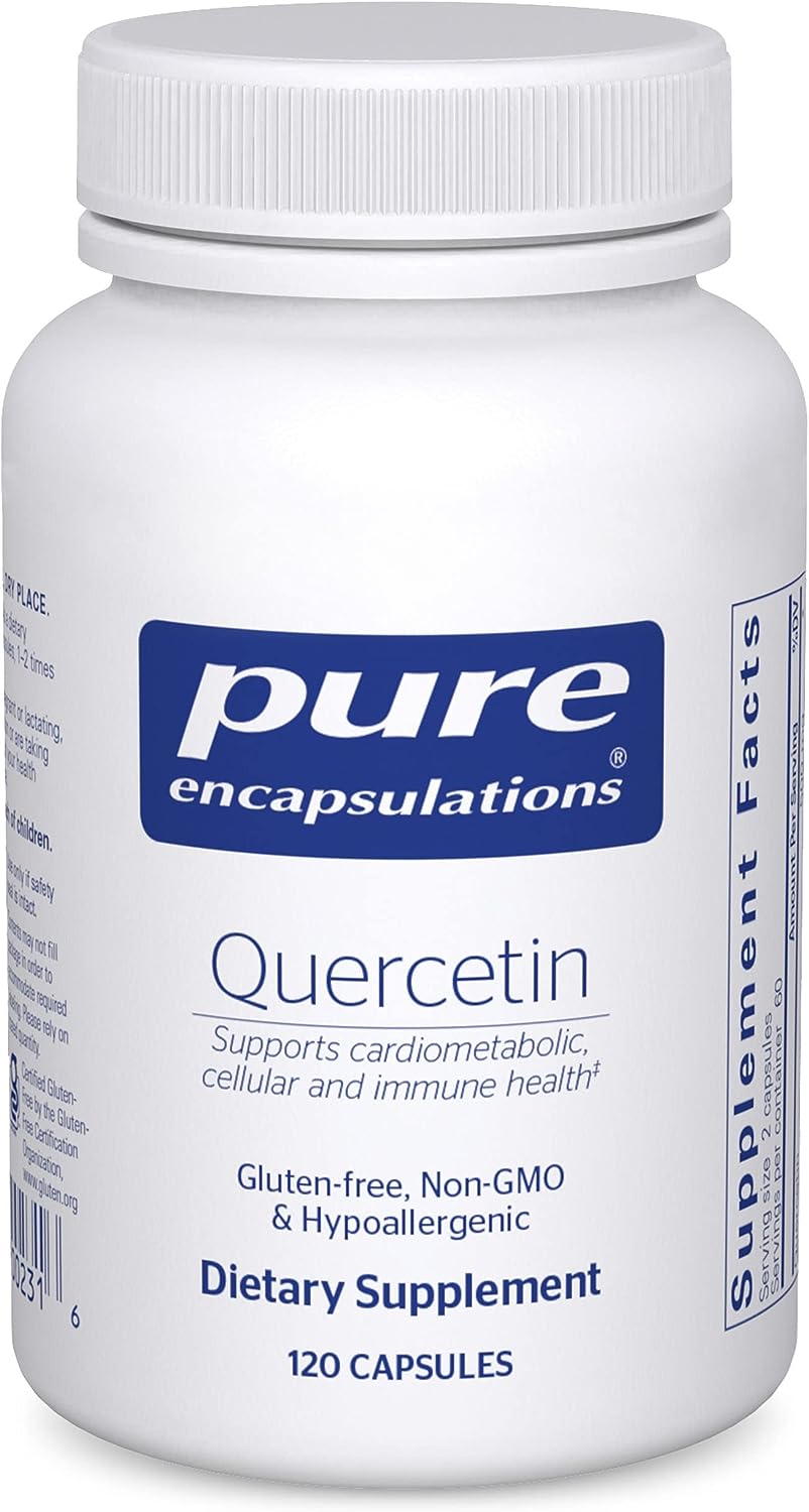 Pure Encapsulations Quercetin - Supplement with Bioflavonoids for Immune, Cellular, and Cardiometabolic Health* - with Premium Quercetin Flavonoids - 120 Capsules