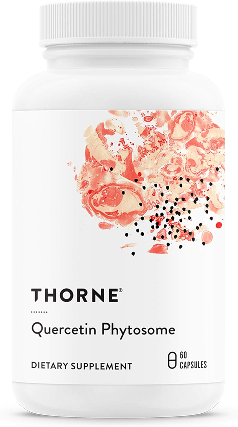 Thorne Quercetin Phytosome - Exclusive Phytosome Complex for Immune Health, Respiratory Support, and Seasonal Allergy Relief - 60 Capsules